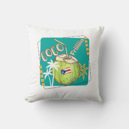 Coco frio Puerto Rico  Kissen