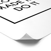 Coco hat mich dazu gebracht poster (Ecke)