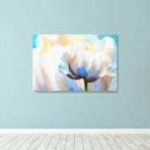 Coco In Liebe, dramatische Blumenkunst gewickelt L Leinwanddruck (Insitu (Holzboden))