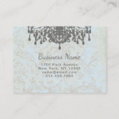 COCO Kronleuchter COLOR/PAPER/GRÖSSE OPTIONEN - Gr Visitenkarte (Rückseite)