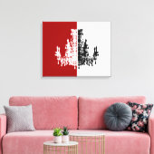 Coco Kronleuchter ~ Wrapped Canvas .75" Dick Leinwanddruck (Insitu (Wohnzimmer))