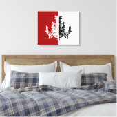 Coco Kronleuchter ~ Wrapped Canvas .75" Dick Leinwanddruck (Insitu (Schlafzimmer))