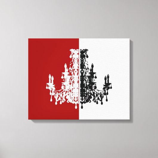 Coco Kronleuchter ~ Wrapped Canvas .75" Dick Leinwanddruck (Vorderseite)