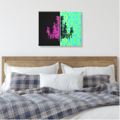 Coco Kronleuchter ~ Wrapped Canvas .75" Dick Leinwanddruck (Insitu (Schlafzimmer))