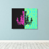 Coco Kronleuchter ~ Wrapped Canvas .75" Dick Leinwanddruck (Insitu (Holzboden))