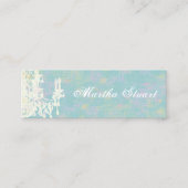 Coco-Leuchter - ÄNDERN Sie FARBE/EI-MUSCHEL-PAPIER Mini Visitenkarte (Vorderseite)