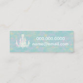 Coco-Leuchter - ÄNDERN Sie FARBE/EI-MUSCHEL-PAPIER Mini Visitenkarte (Rückseite)