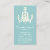 Coco-Leuchter FARBE/PAPIER/FORM-WAHLEN - Visitenkarte (Rückseite)