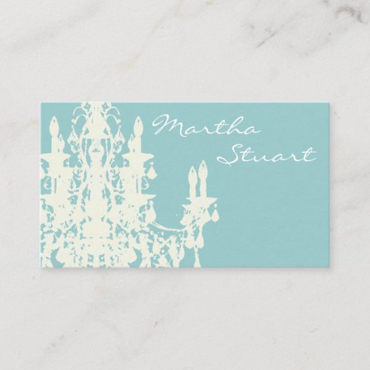 Coco-Leuchter FARBE/PAPIER/FORM-WAHLEN - Visitenkarte (Vorderseite)