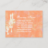 Coco-Leuchter FARBE/PAPIER/FORM-WAHLEN - Visitenkarte (Rückseite)