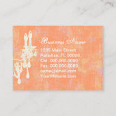 Coco-Leuchter FARBE/PAPIER/FORM-WAHLEN - Visitenkarte (Rückseite)