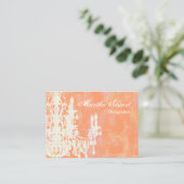 Coco-Leuchter FARBE/PAPIER/FORM-WAHLEN - Visitenkarte (Stehend Vorderseite)