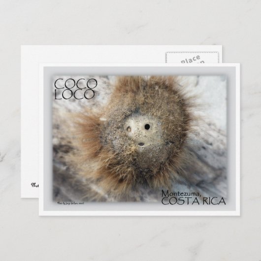 COCO LOCO NUT POSTKARTE (Vorne/Hinten)