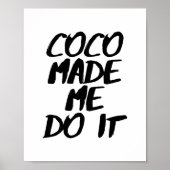 Coco machte mich zum Design Poster (Vorne)