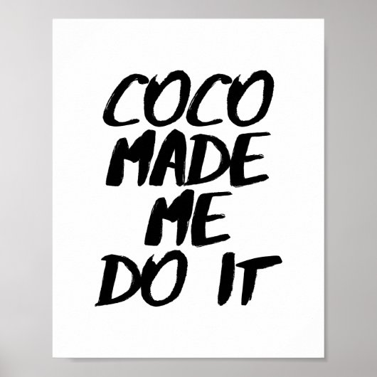 Coco machte mich zum Design Poster (Vorne)