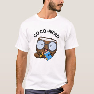 Coco-Nerd Funny Fruit Coconut Pun T-Shirt