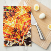 Coco Palm Star Geschirrtuch (Viertel Falte)