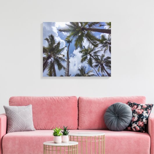COCO PALMS #2 AUF LEINWAND 20 "x 16" (Insitu (Wohnzimmer))