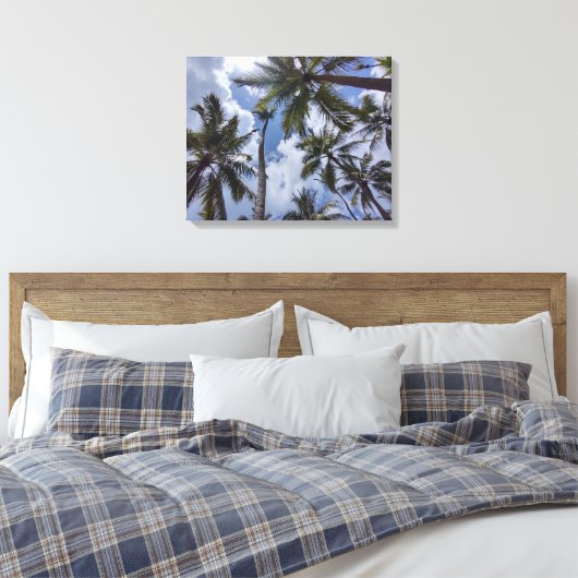COCO PALMS #2 AUF LEINWAND 20 "x 16" (Insitu (Schlafzimmer))
