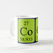 Coco Periodenname Tasse (Vorderseite Links)