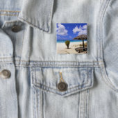 Coco Point Beach, Barbuda, Antigua Button (Beispiel)