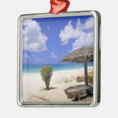 Coco Point Beach, Barbuda, Antigua Ornament Aus Metall (Links)