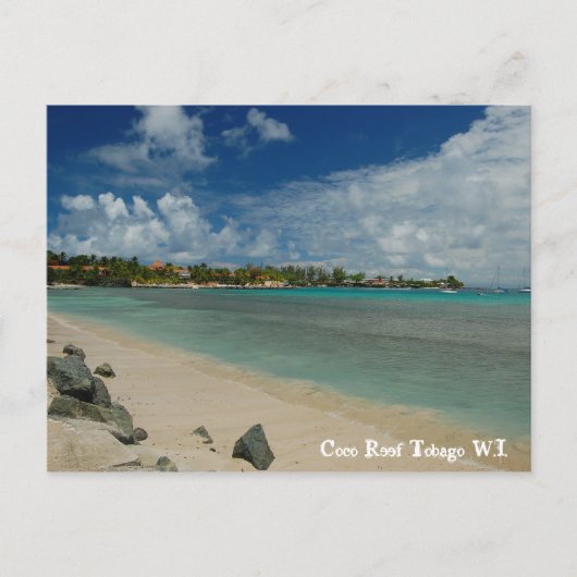 Coco Reef Tobago W.I. Postkarte (Vorderseite)
