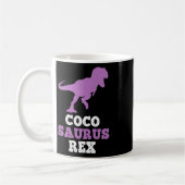 Coco-saurus Rex Dino Dinosaur Cocosaurus Funny  Kaffeetasse (Links)