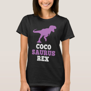 Coco-Saurus Rex Dino Dinosaurier Cocosaurus Lustig T-Shirt