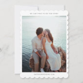 COCO Watercolor Palmenblätterblatt Hochzeit Einlad Einladung (Rückseite)