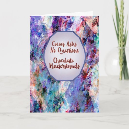 Cocoa Asks No Questions – Keep Calm and Truffle On Karte (Vorderseite)