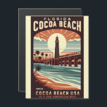 Cocoa Beach City Florida Küstenlinie Geschenke Magnetkarte<br><div class="desc">Entdecken Sie Cocoa Beach, eingebettet an der atemberaubenden Küste Floridas. Mit seinen unberührten Sandstränden und dem kristallklaren Wasser bietet das Cocoa Beach die ideale Kulisse für Ihre personalisierten Produkte. Lass deine Kreativität, je mehr du dir Gegenstände anpasst, die von der Sonne inspiriert werden, surf und entspanntem Lebensstil dieser bezaubernden Stadt...</div>