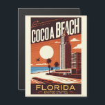 Cocoa Beach City Florida Küstenlinie Geschenke Magnetkarte<br><div class="desc">Entdecken Sie Cocoa Beach, eingebettet an der atemberaubenden Küste Floridas. Mit seinen unberührten Sandstränden und dem kristallklaren Wasser bietet das Cocoa Beach die ideale Kulisse für Ihre personalisierten Produkte. Lass deine Kreativität, je mehr du dir Gegenstände anpasst, die von der Sonne inspiriert werden, surf und entspanntem Lebensstil dieser bezaubernden Stadt...</div>