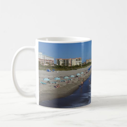 Cocoa Beach Coastline Tasse (Links)