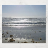 Cocoa Beach Flasche Bierflaschenetikett (Einzelnes Label)