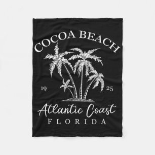 Cocoa Beach, Florida Beach Design Tribal Turtle Gi Fleecedecke