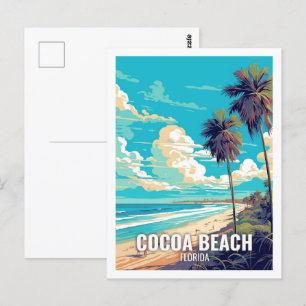 Cocoa Beach Florida Berühmte Reiseziele Postkarte