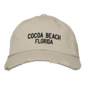Cocoa Beach, Florida bestickte Cap Baseballkappe (Vorderseite)