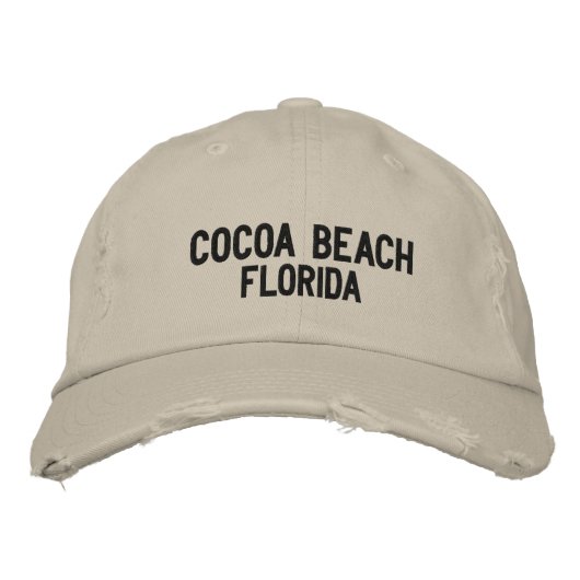 Cocoa Beach, Florida bestickte Cap Baseballkappe (Vorderseite)