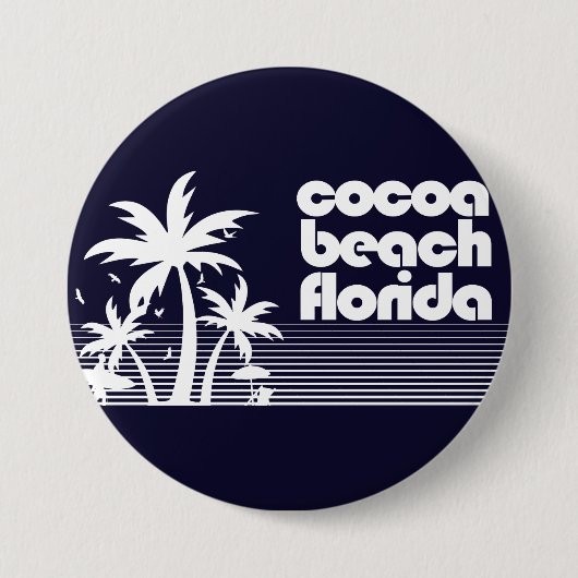 Cocoa Beach Florida Button (Vorderseite)