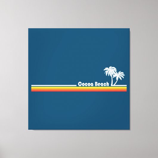 Cocoa Beach Florida Leinwanddruck (Vorderseite)