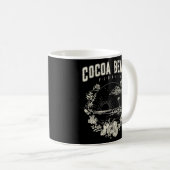 Cocoa Beach Florida Palm Tree Beach Kaffeetasse (VorderseiteRechts)