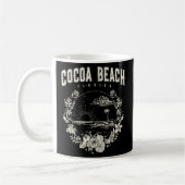 Cocoa Beach Florida Palm Tree Beach Kaffeetasse (Links)