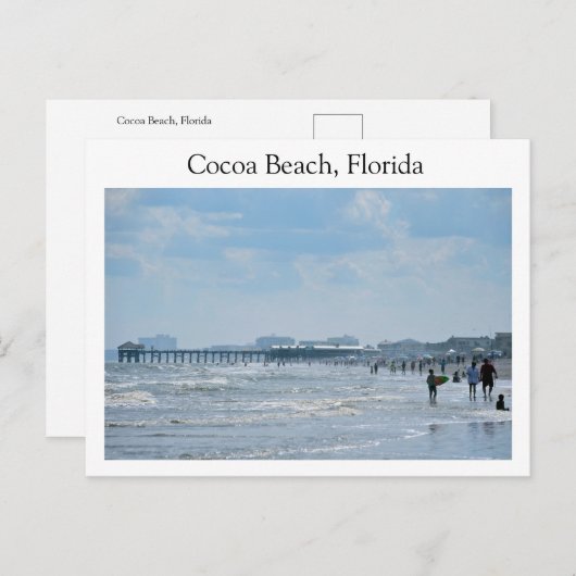 Cocoa Beach, Florida Postkarte (Vorne/Hinten)