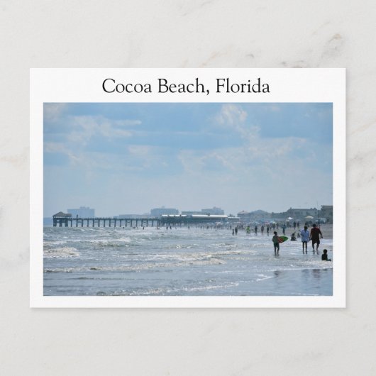 Cocoa Beach, Florida Postkarte (Vorderseite)