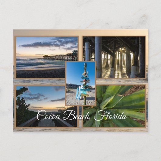 Cocoa Beach Florida Postkarte (Vorderseite)