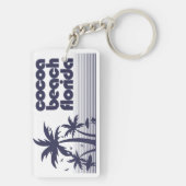 Cocoa Beach Florida Schlüsselanhänger (Rückseite)