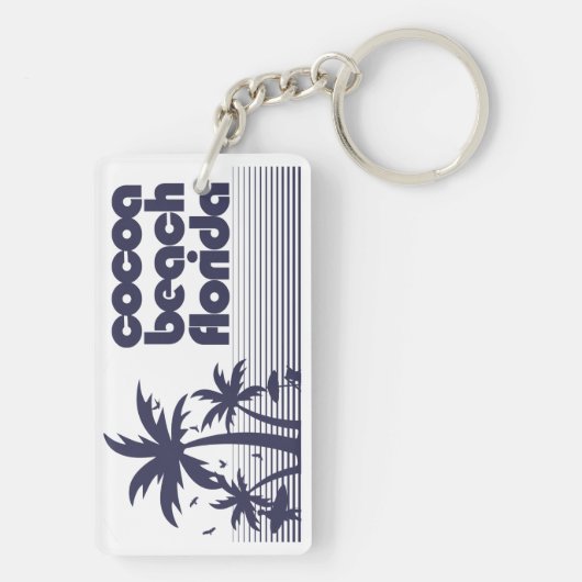 Cocoa Beach Florida Schlüsselanhänger (Rückseite)