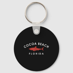 Cocoa Beach Florida Shark Vacation Souvenir Vintag Schlüsselanhänger