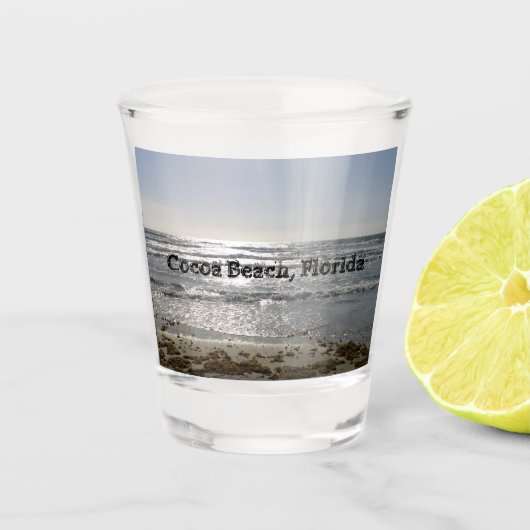 Cocoa Beach Florida Shot Glass Schnapsglas (Vorderseite)